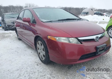 2008 Honda Civic Lx из США, поврежденный, VIN 1HGFA16558L117536